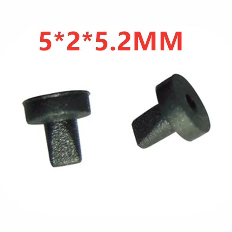 100PCS 5*2*5.2MM Miniature Black Silicone Duckbill Valve 2026 Years As Picture