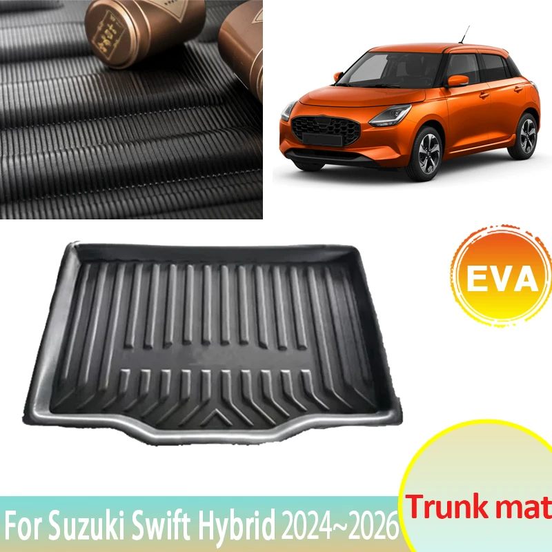 

Коврик в багажник для Suzuki Swift Hybrid AOL 2024 2025 2026, защитный коврик-вкладыш из ЭВА для пола багажного отделения, автоаксессуары