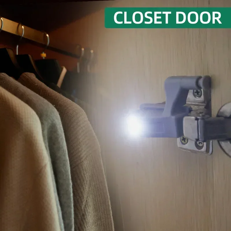 Cabinet Light LED Inner Hinge Lamp Universal Wardrobe Cupboard Door Sensor Lights Bedroom wardrobe Kitchen Closet Night Light