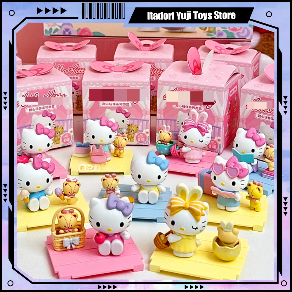 

In Stock Genuine Sanrio Hello Kitty Sweetheart Playmate Series Blind Box Lovely Collectible Handcrafted Figure Ornaments Gifts
