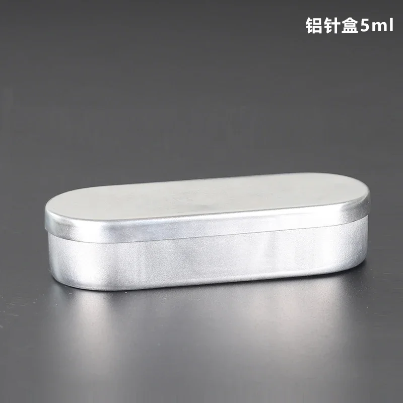 Different Sizes Aluminum Acupuncture Container Box Protecting Acupuncture Needles The 50 Ml Aluminum Needle Box Is Square