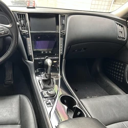 Fibra di carbonio per Infiniti Q50 2013-2022 pellicola per auto adesivi interni Console centrale ingranaggio cruscotto maniglia della porta dell'aria pannello di sollevamento