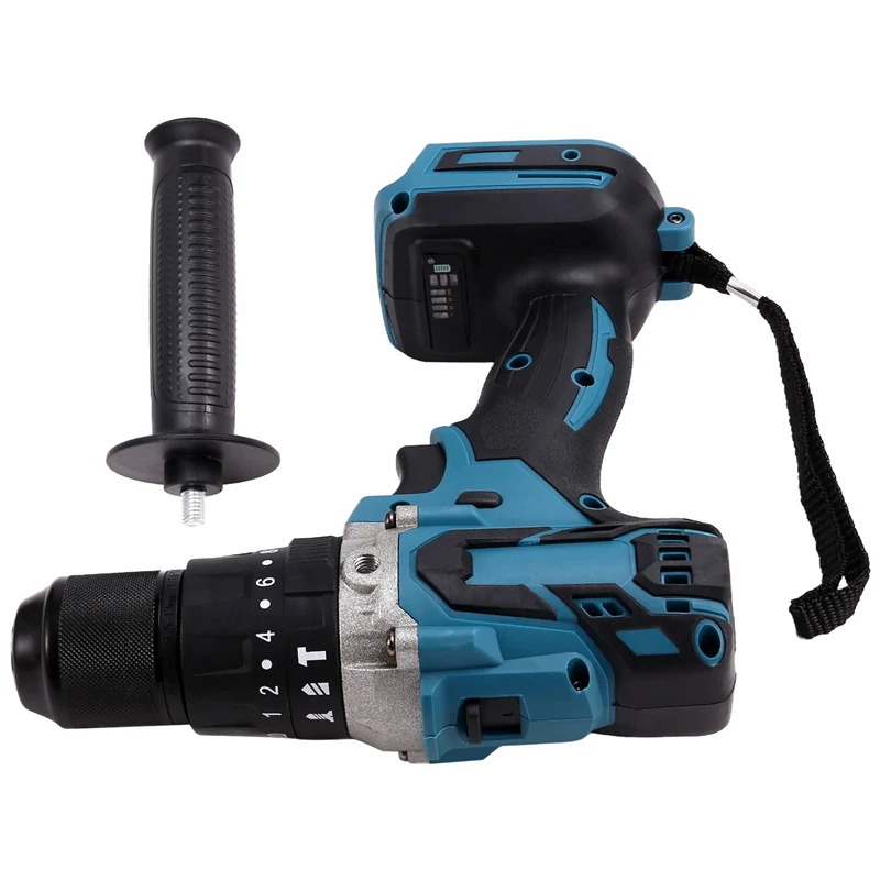 

TOP Brushless Cordless Drill, 13Mm 120Nm Torque Electric Drill For Makita 21V Battery (No Battery)