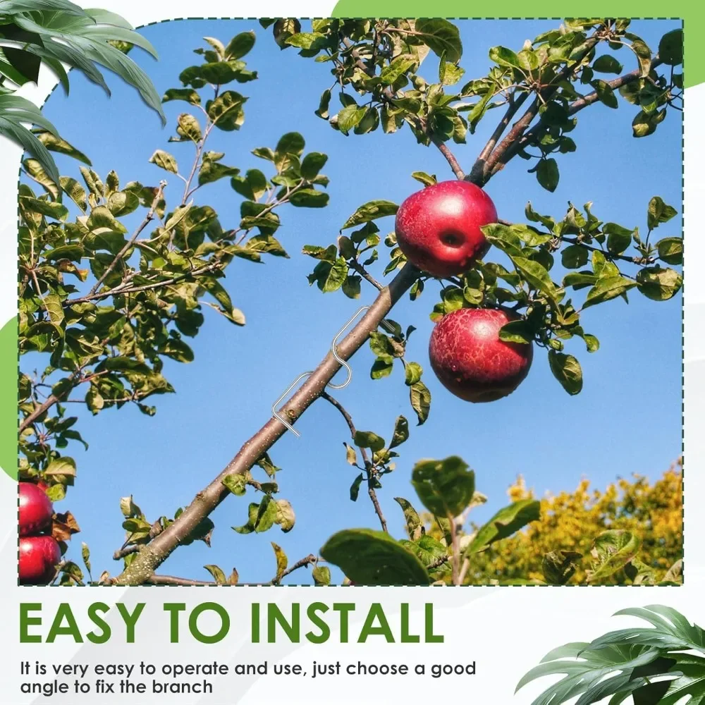 30 шт., съемник ветвей фруктовых деревьев, стальной устойчивый к стресса садовый формирующий инструмент для гибки и формирования прокатной машины, ручные инструменты