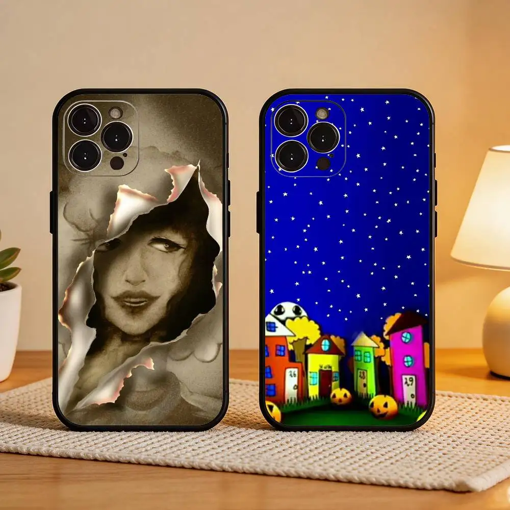 Funda para Teléfono W-Walten F-Files para iPhone 17, 16, 15, 14, 13, 12 Plus, Pro Max, XS, 5G, Silicona Suave, Color Negro