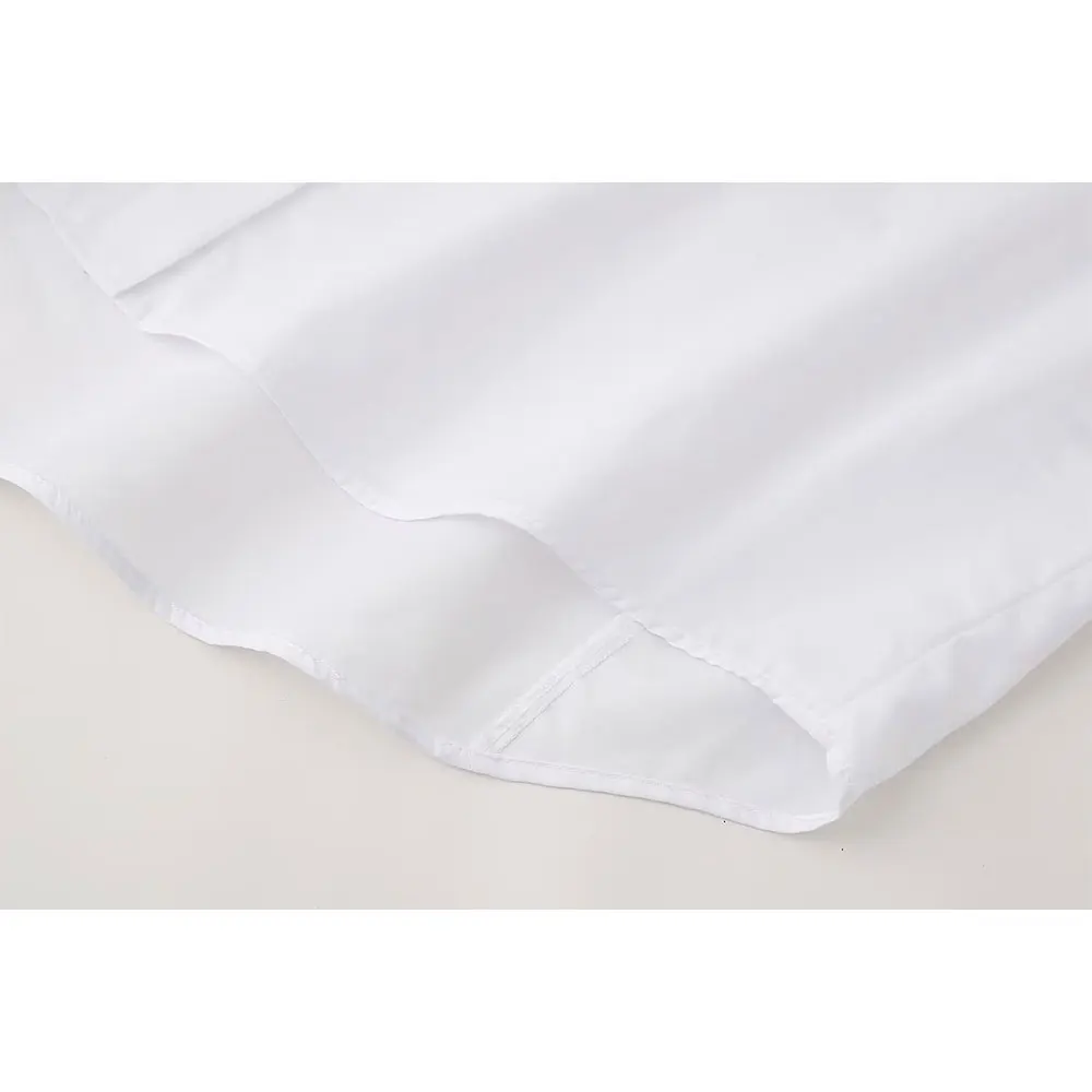 Willshela Women Fashion White Loose Shirt Lapel Collar Long Sleeves Front Pocket Female Chic Lady Casual Tops Blouse