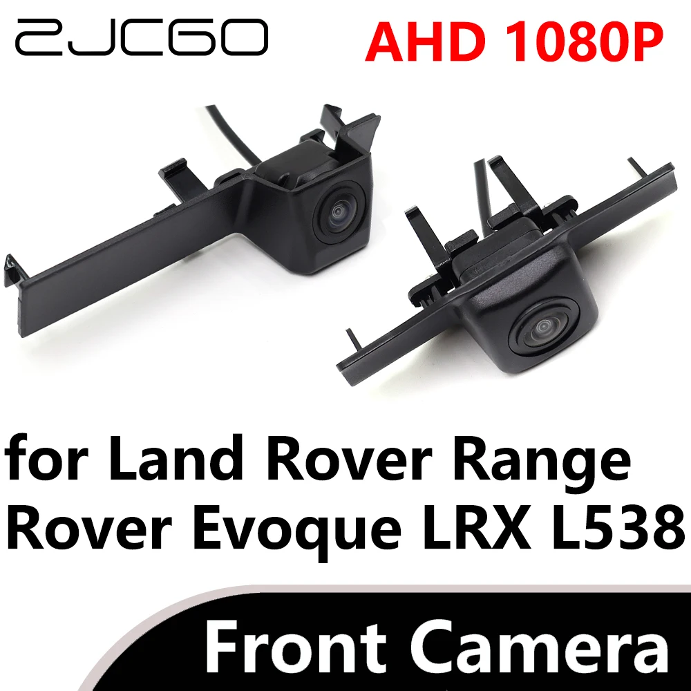 

ZJCGO AHD 1080P CVBS 480P 170° Car Parking LOGO Front View Camera waterproof for Land Rover Range Rover Evoque LRX L538