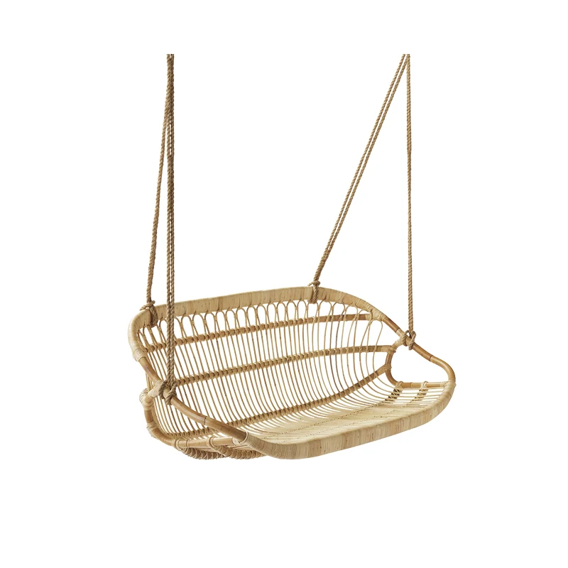 Balcony Double Hanging Chair Basket Cushion Comfortable Outdoor Swing Chair Hammock Rattan Chaise Suspendue Home Decoration