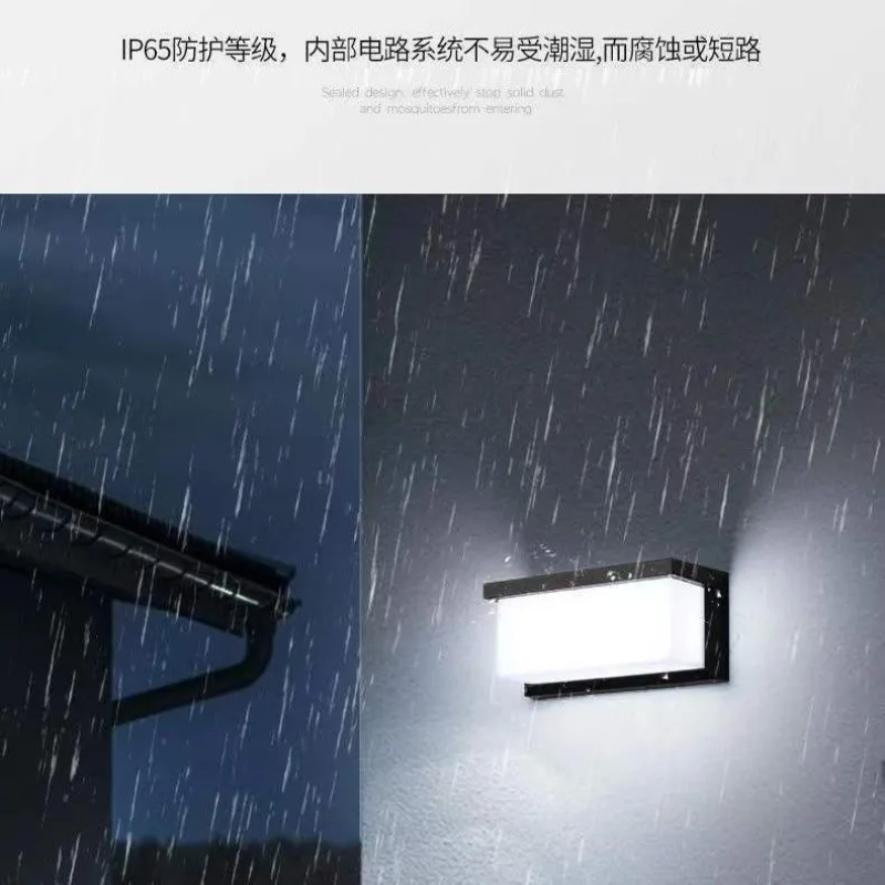 Outdoor Garden Light Radar Induction Solar  Chinese Wall Lamp Internet Celebrity