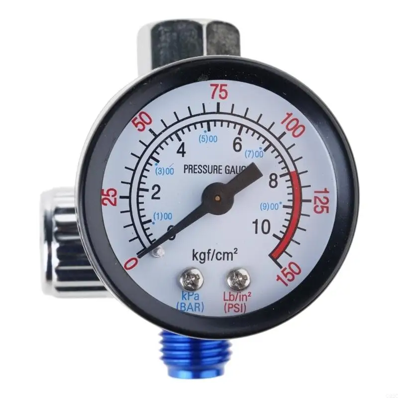 G92C Paint Repair Air Regulator with Gauge and Side Knob Adjustment for Touch-Up Task