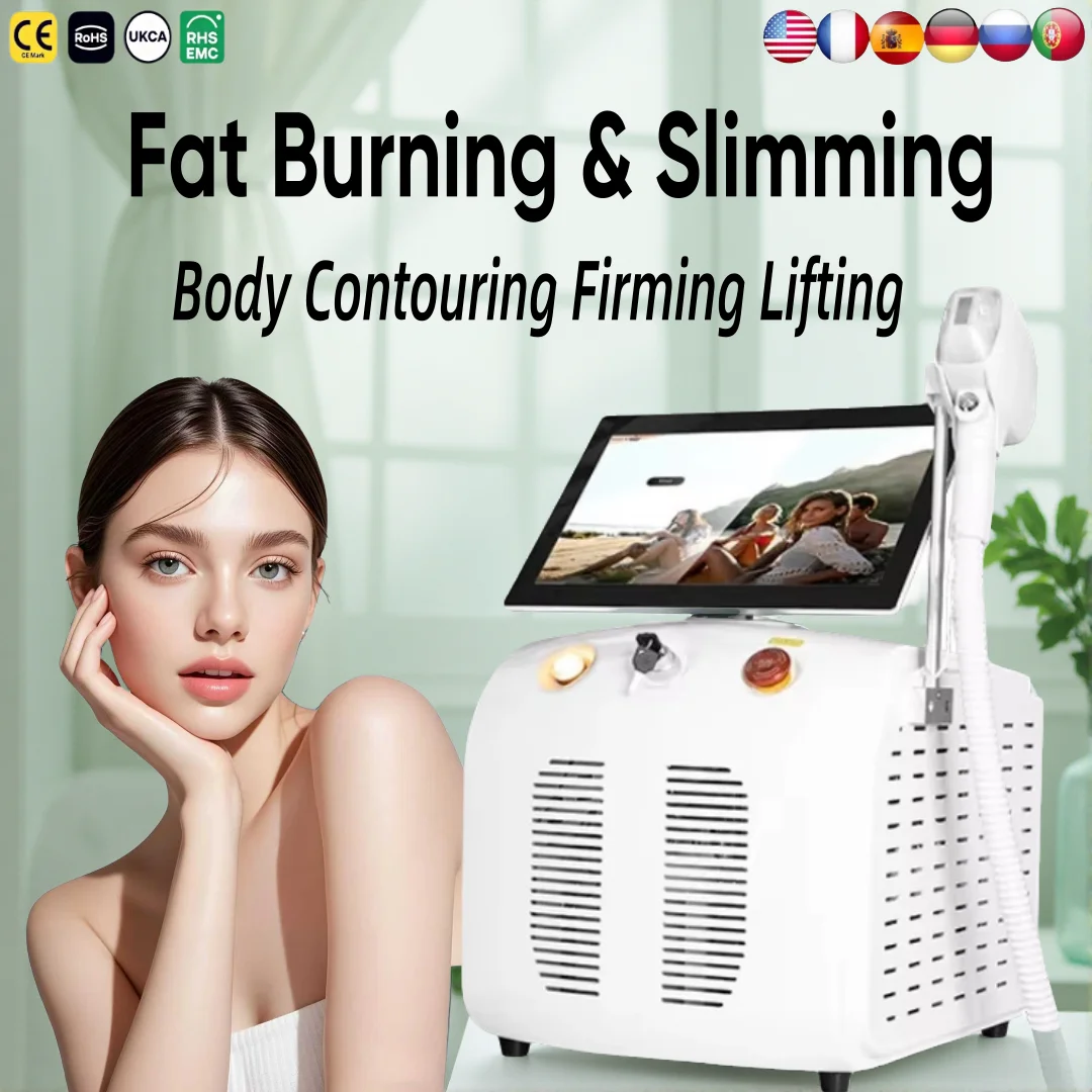 

Desktop High Frequency Fat Burning 808 Hair Removal Full Body Shaping High Power Painless Professional Salon Beauty Equipment