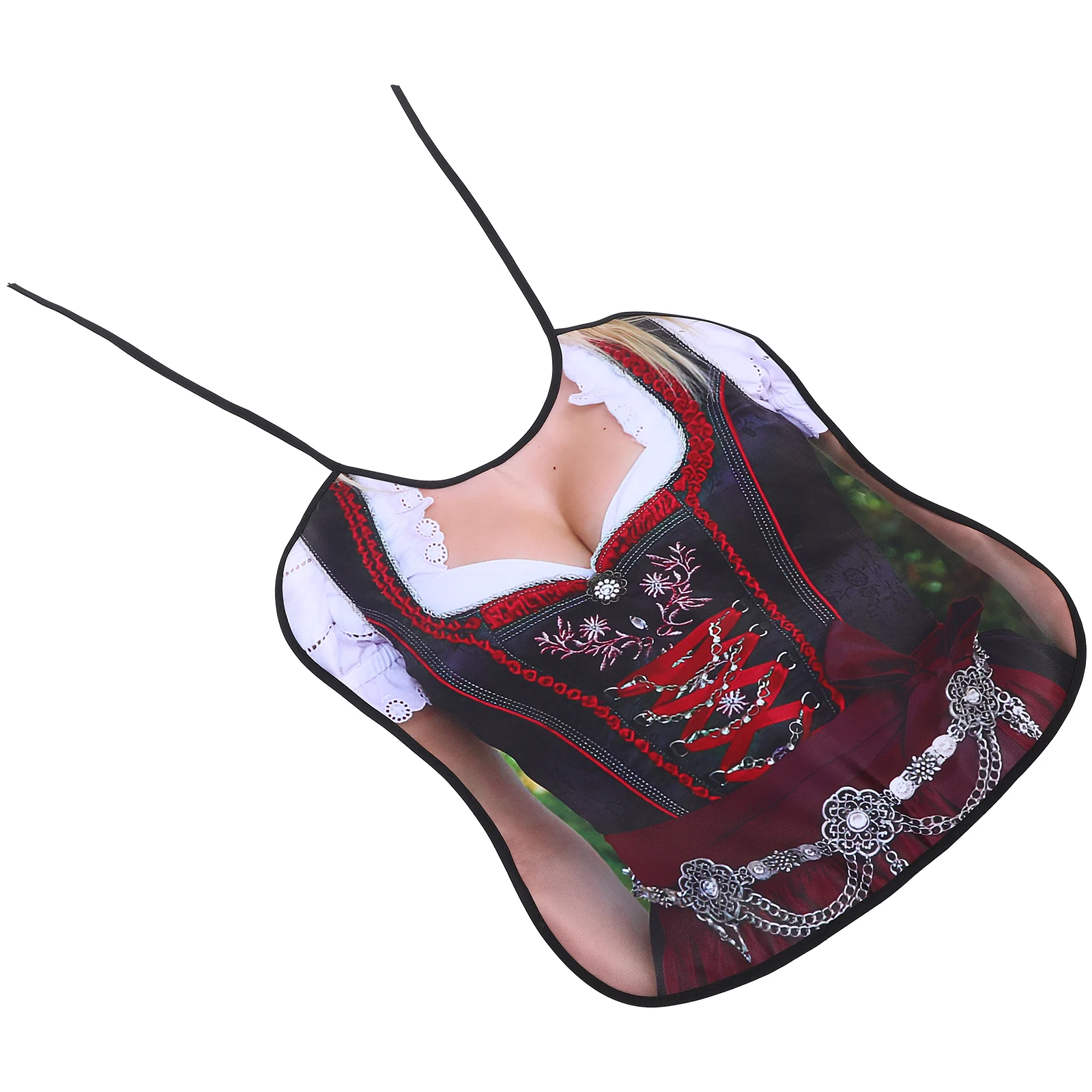 

Elderly Bib Adult Bibs Washable Leakproof Men Women Eating Polyester Fiber Large Reusable Dinner Bib Household Clothing