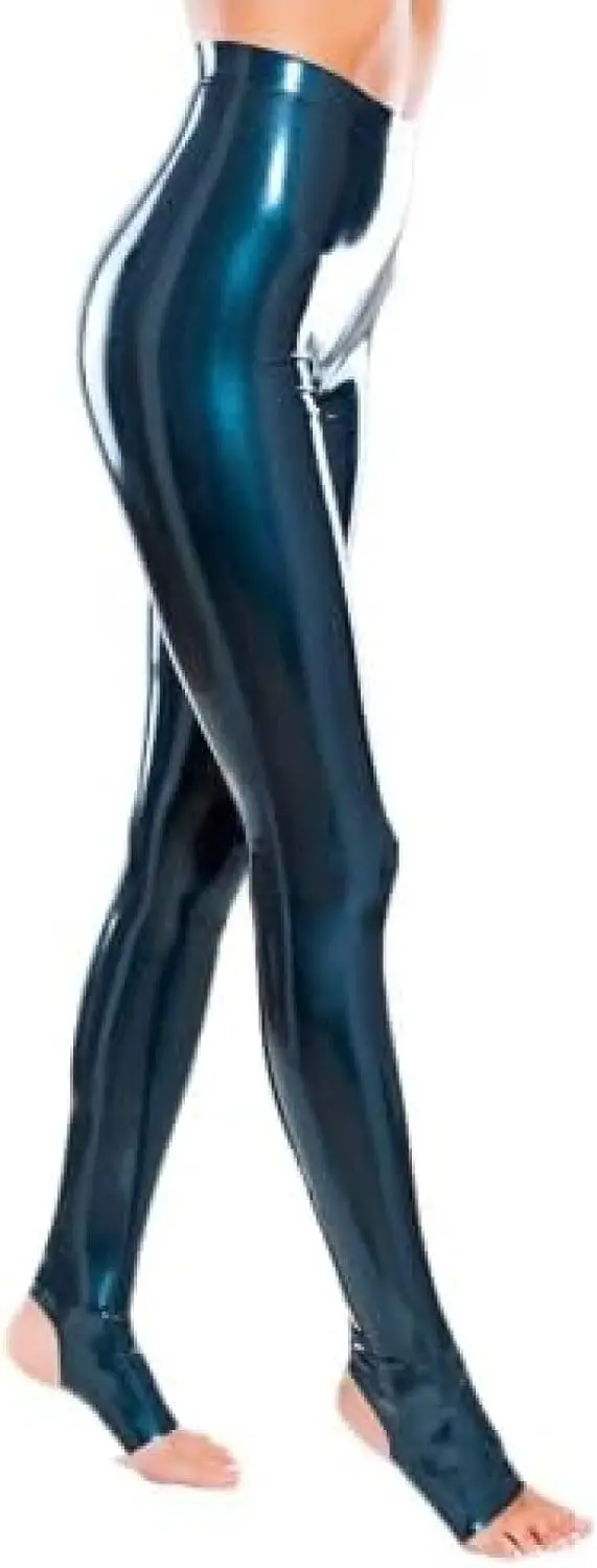 

Latex Leggings with Stirrups Sexy Women Skinny Leggings Customized