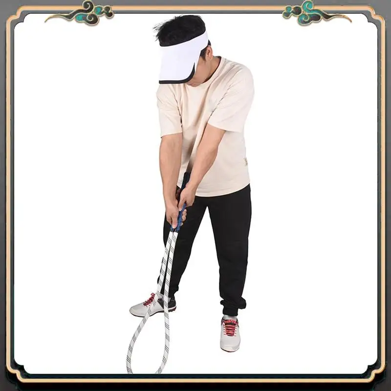 

Premium Golf Swing Trainer Practice Rope, Golf Practice Supplies, Portable Golf Practice Swing Trainer