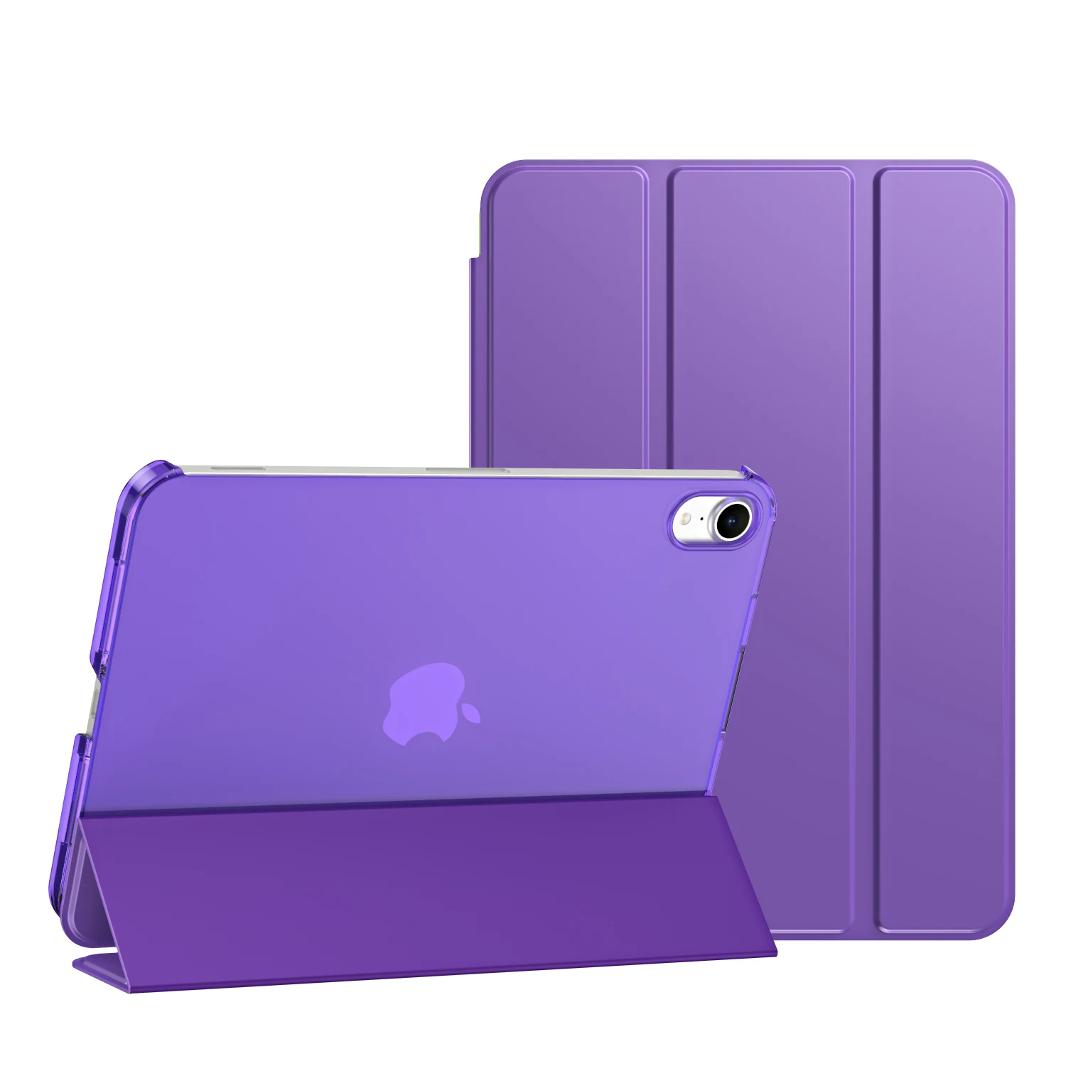 Smart Cases For iPad Mini 6 7th Generation ( A17Pro) Slim Stand Hard Back Shell with Auto Wake/Sleep Mini 4 5 Gen Table Covers