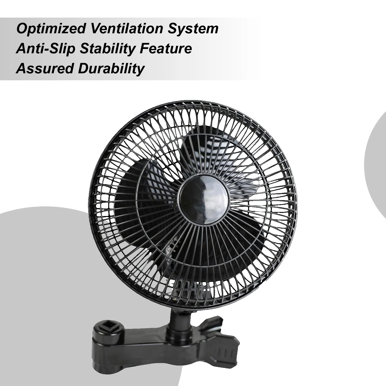 

Осциллирующий вентилятор для палатки для выращивания Мощный осциллирующий вентилятор Тихий зажим для выращивания вентилятора с 2-скоростным потоком воздуха для кухни, спальни