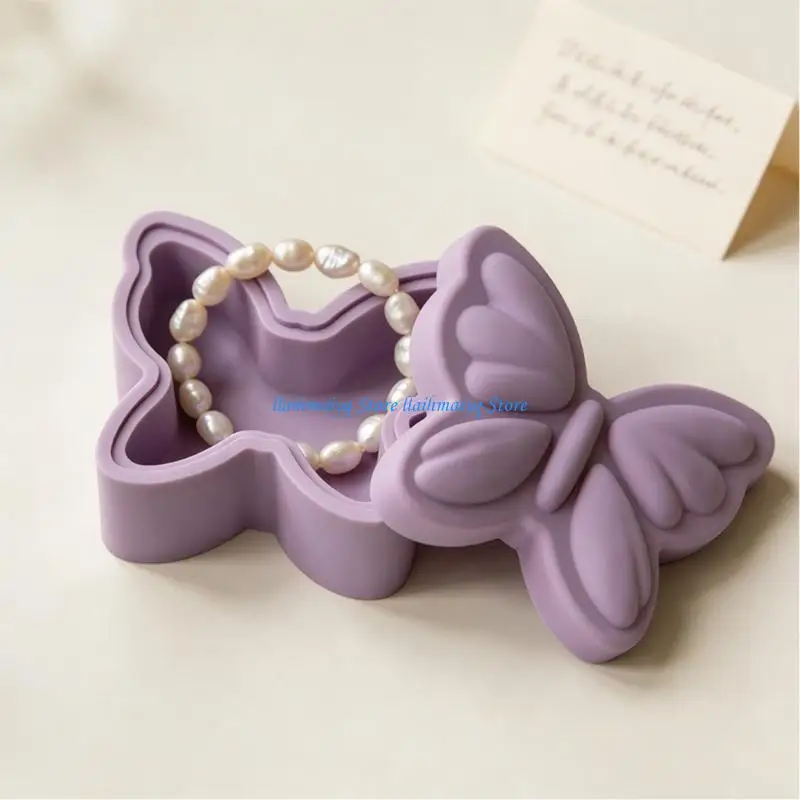 

573B High Quality Silicone Jewelry Organizers Container Mold To Craft Unique Resin Bowknot Boxes And Display Cases