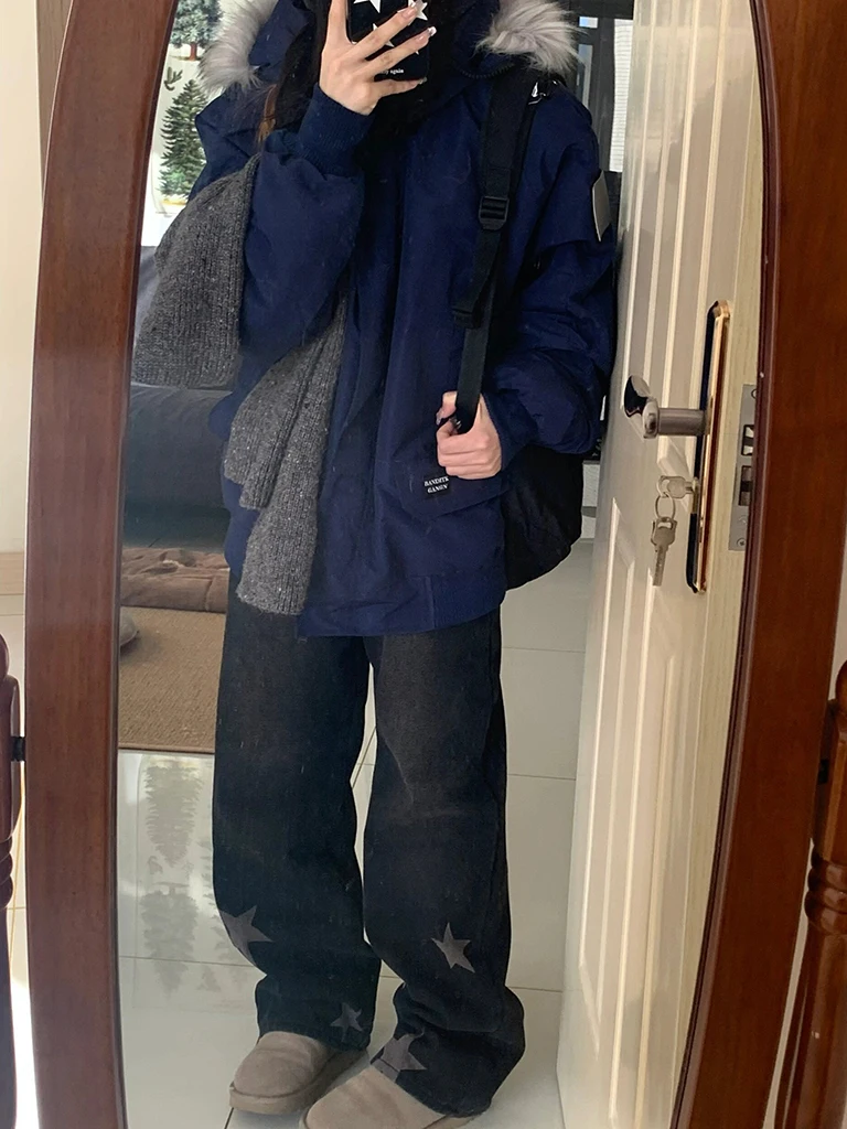 

Парка женская демисезонная с натуральным мехом, водоотталкивающая, с капюшоном, двойными карманами, на пуговицах, с рукавами реглан, аппликациями и поясом, повседневная, в стиле OL