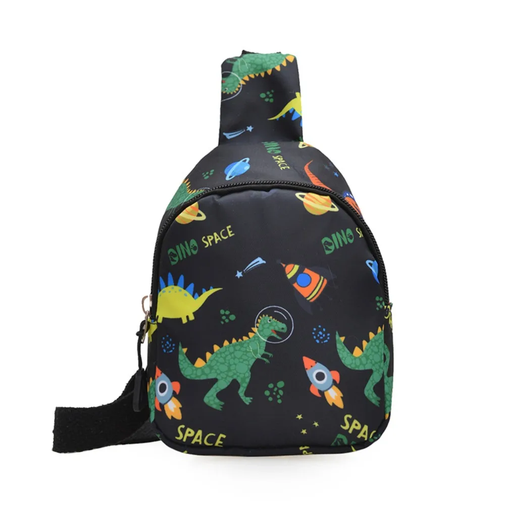 

Cute Polyester Chest Bag Lightweight Large Capacity Dinosaur Bag Versatile Crossbody Bag Children's