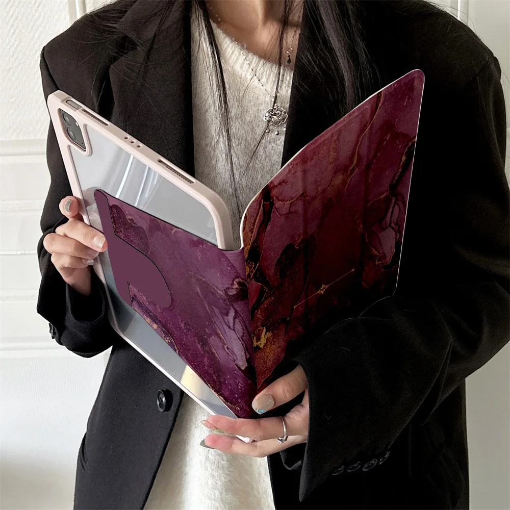 

360 ° Rotating Foldable Case to Easily Protect Your Pad: Compatible with iPad Air 6,Air 5,4,10,2024,air m3/a16 2025