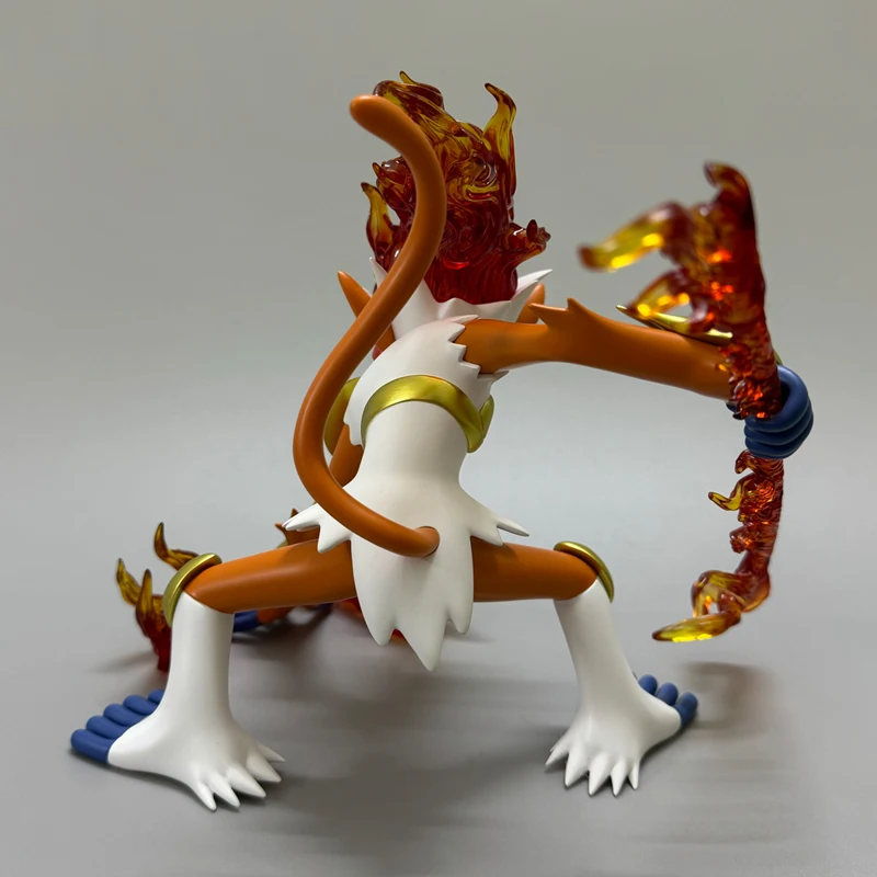 Pokemon Figuur Gk Infernape Action Figure Stereoscopische Atlas Collection Model Speelgoed Anime Voor Kinderen Kerstcadeau Custom