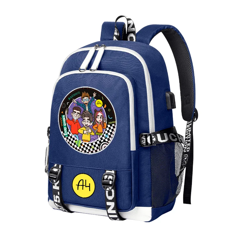 влад а4 рюкзак Schoolbag for elementary school students high quality USB Lamba Влад Бумага Print Children school backpack