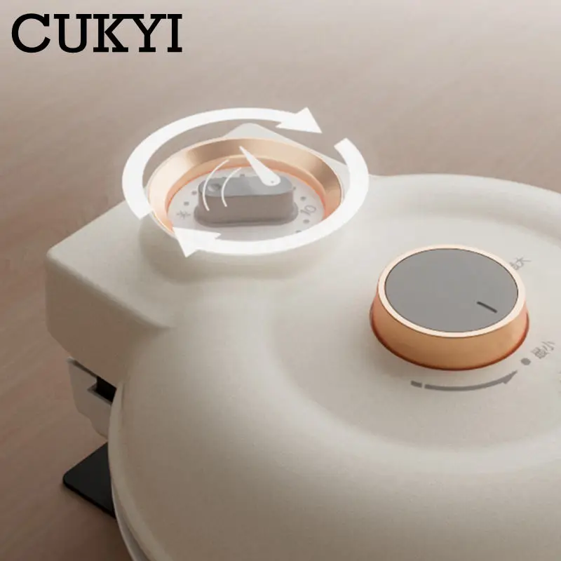 Multifunctional Electric Baking Pan Non-stick Coat Timing Sandwich Breakfast Machine Household Waffle Donut Maker Eggette Cake