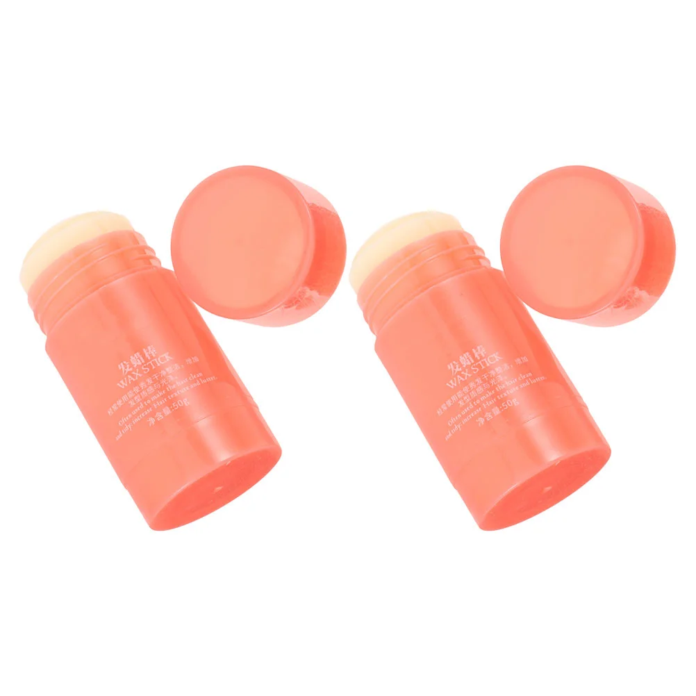 

2Pcs Hair Wax Stick High Strength Styling Tool Anti-Frizz Smoothing Stick for Women Girls Kids Easy Application Tame Stray Hairs