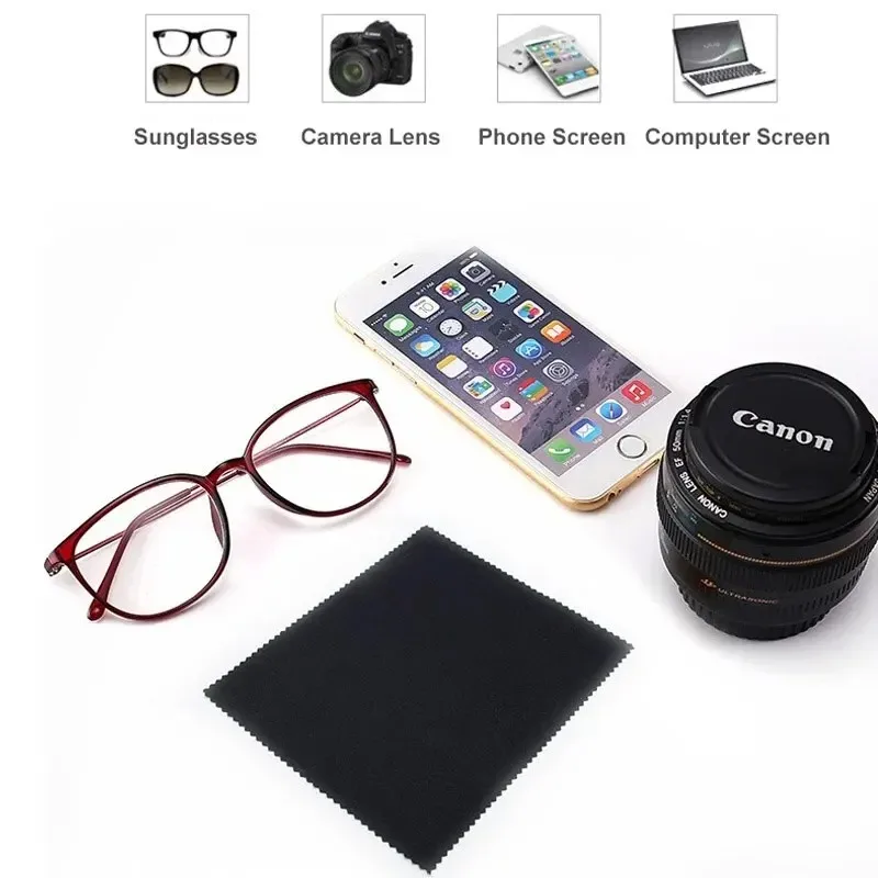 

10Pcs High Quality Chamois Glasses Cleaner Microfiber Cleaning Cloth Glasses Len Phone Screen Cleaning Wipes Wholesale