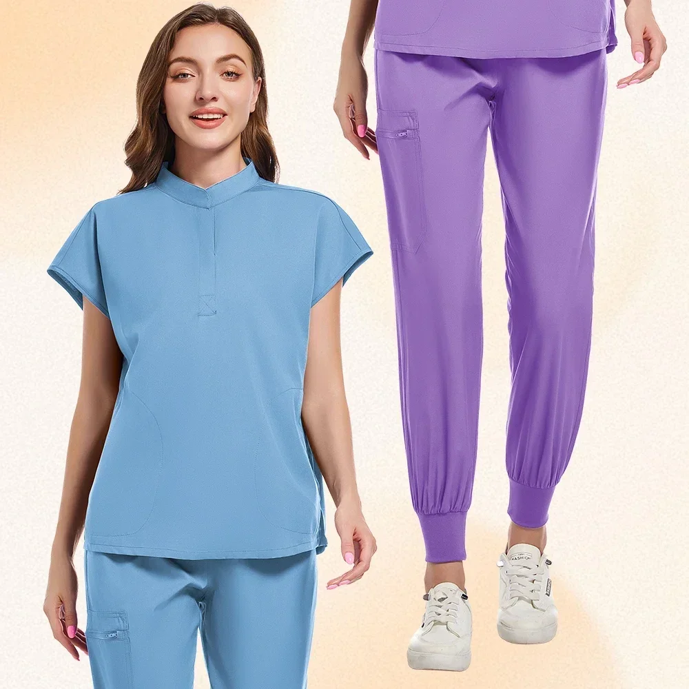 Wholesale Price Doctor Nurse Scrubs Set Medical Uniforms Women Jogger  Hospital Accessories Operating Room Surgical Workwear