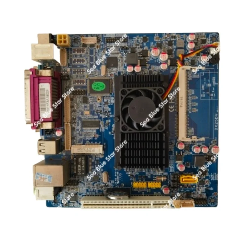 Industrial computer main board D525 POS cash register DX25DV12V power supply with MSATA PCI used disassembly main board