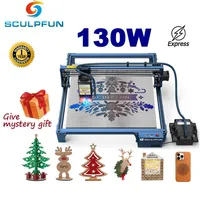 SCULPFUN 130W Laser Engraver with Automatic Air-assist System CNC Metal Engraving Machine Cutter Leather Wood Acrylic Tools