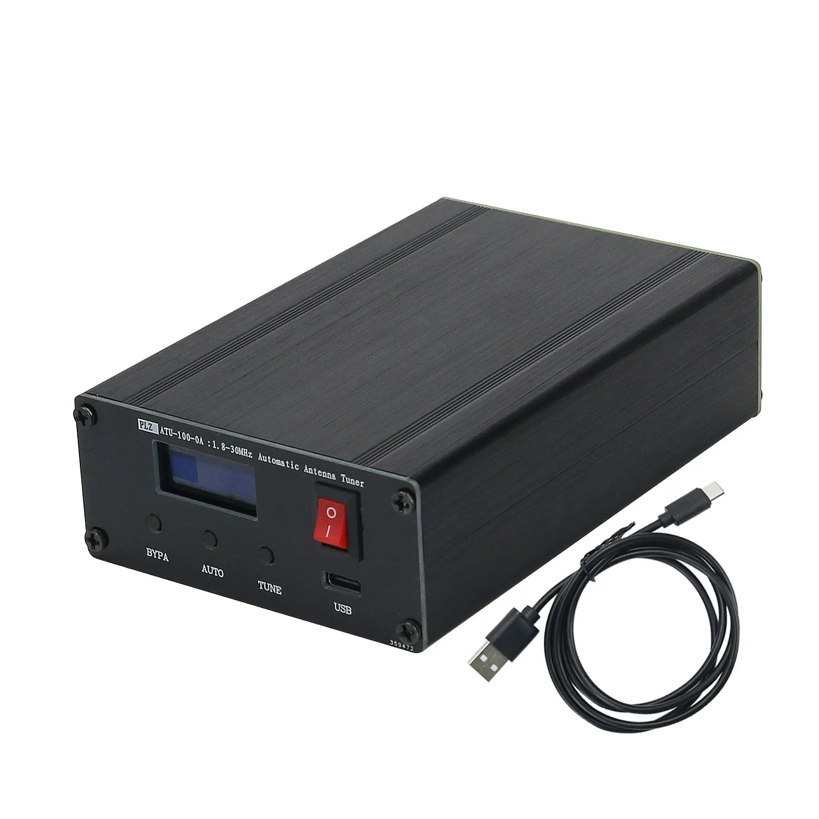 

ATU-100-0A 1.8-30MHz Automatic Antenna Tuner with Aluminum Alloy Shell Upgraded Version for ATU-100