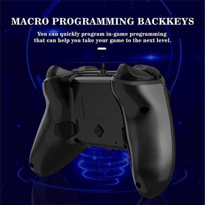Wired Game Controller With Hall Triggers Joysticks And Turbo Function For  Series S/X,  One, And PC