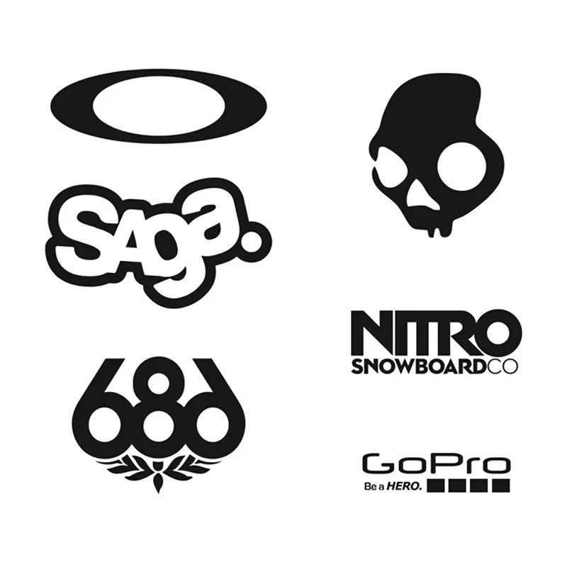 1PC White Skull & "… - image