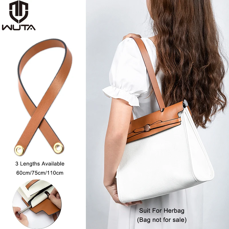 WUTA 100% натуральная кожа ремешок для сумки for Hermes Herbag плечевой ремень 110 см модифицированная замена короткие ремни сумка аксессуары