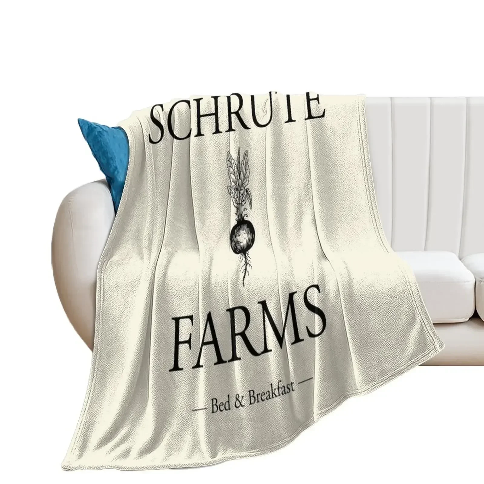 Schrute Farms Throw Blanket Thin Baby Luxury Throw Blankets