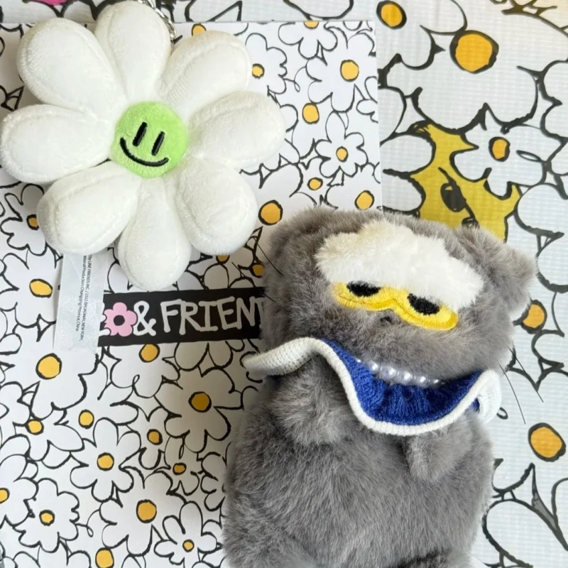 

New Genuine G-D Zoa Same Style Pendant Plush Doll Cute Joint Keychain Plush Toy Linefriends Same Series Scarf Carpet Gift