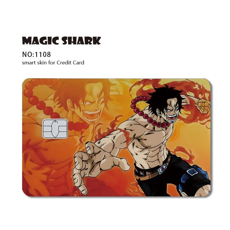 2024 Cool Anime Fighter Dragon Ball Stylish Credit Card Bus Debit Card Sticker Film Skin Cover Front Side Small Big No Chip