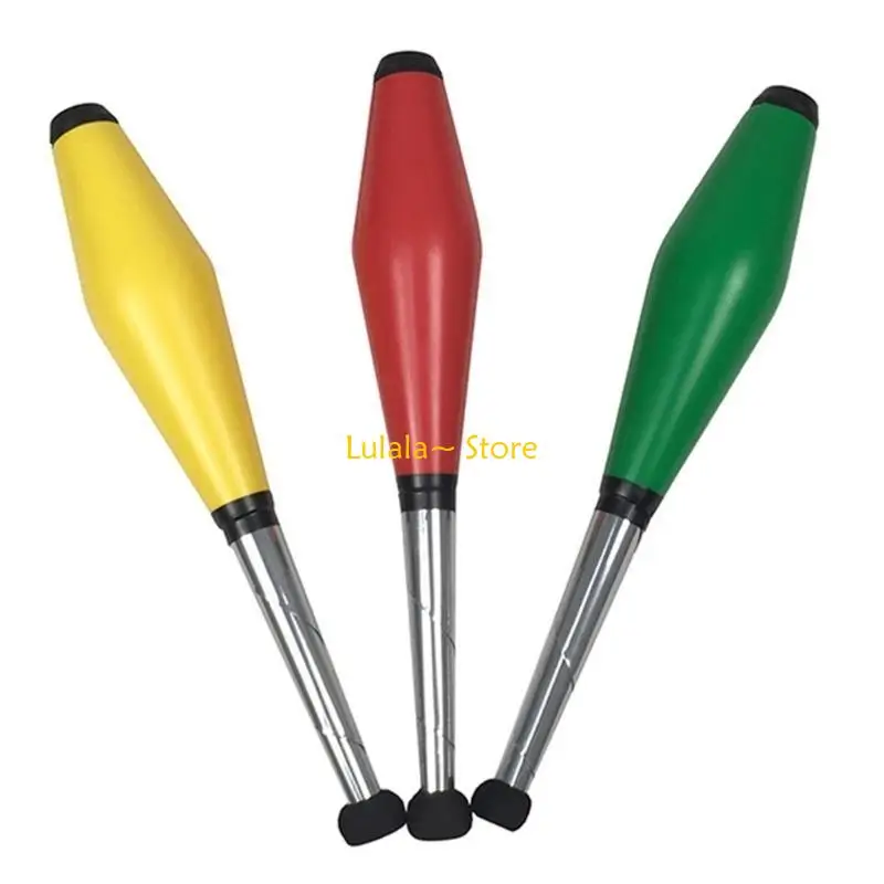 Y4QA 저글링 스틱 클럽 서커스 장난감 초보자 꽃 클럽 키즈 파티 소품 핀 전문 야외 재미 놀이 놀이터