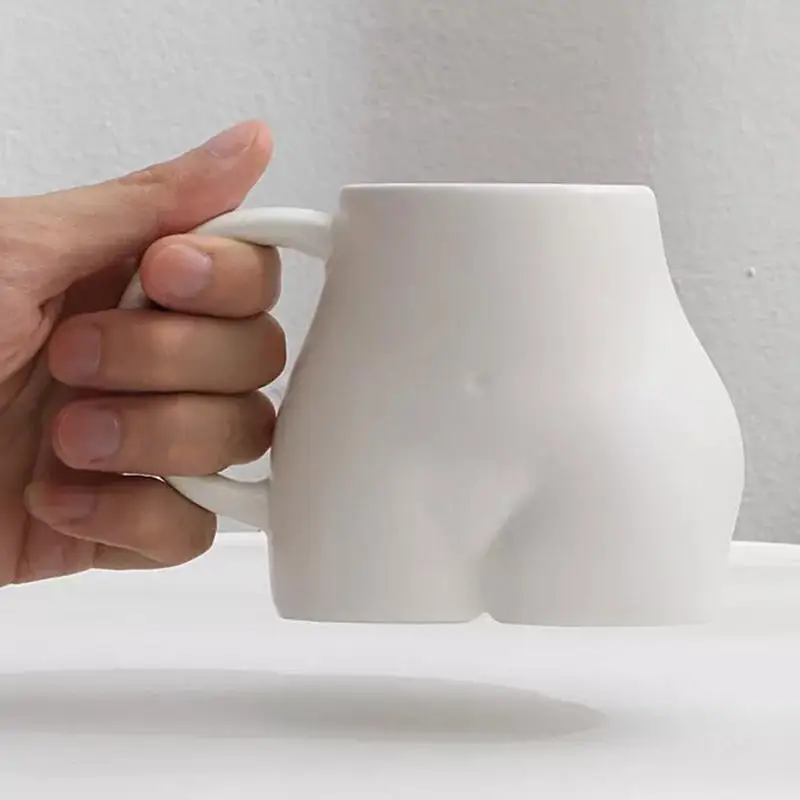 Body Shape Coffee Mug Funny Woman Body Ass Butt Shape Coffee Milk Cup Dining Table Decor Accessories Gifts Ceramics Cups