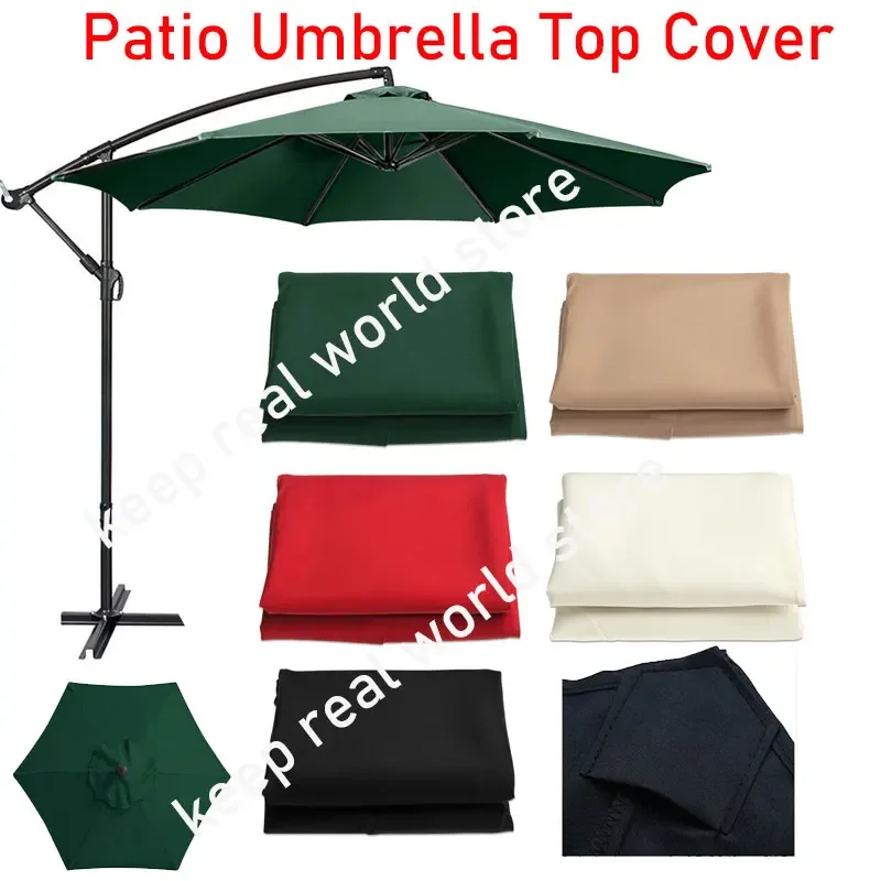 

Patio Umbrella Replacement Cloth Waterproof Beach Hexagonal Canopy Parasol Umbrella Surface Sun Protection Detachable Accessorie