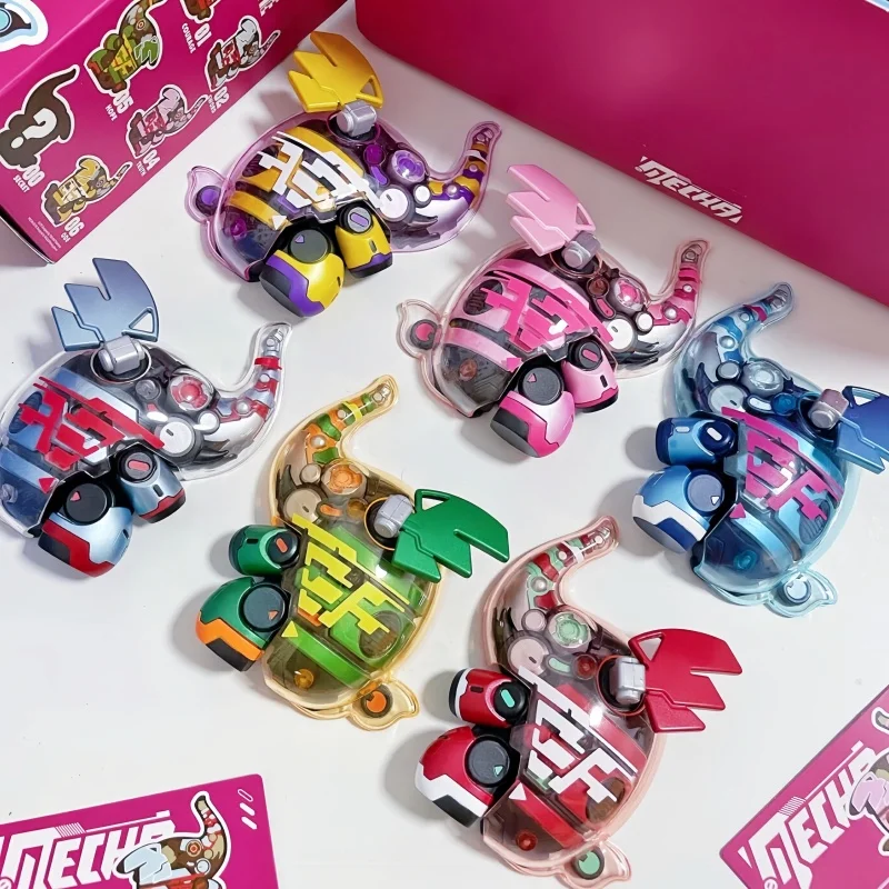 

Original LAMTOYS Mecha Elephant Series Blind Box Collectible Anime Figures Mystery Toy Doll Cute Desk Decoration Surprise Gifts