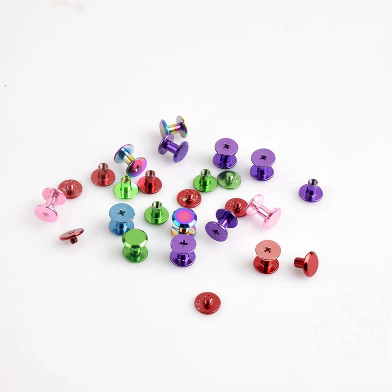 4pcs  Chicago screw rivet for DIY Bag Making 10x4x6mm