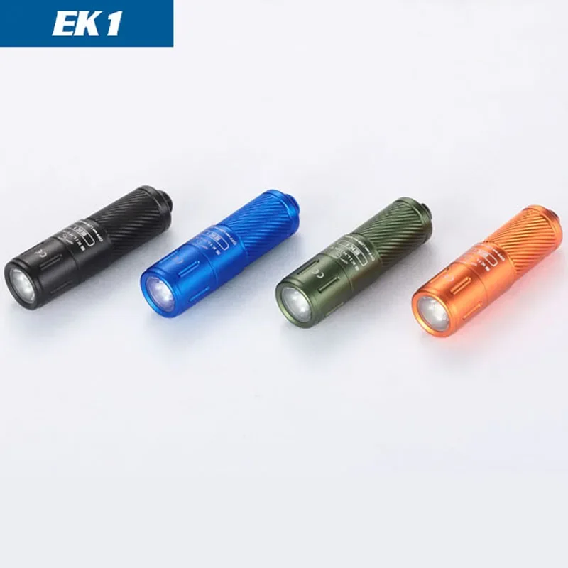 SKILHUNT EK1 Rechargeable Mini Keychain Flashlight, 180 Lumens,  Cool White / High CRI, Lightweight & Small Body for Easy Carry