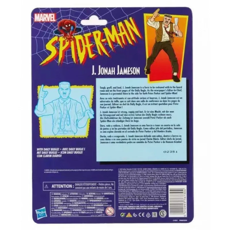 

Новые оригинальные коллекционные модели игрушек-фигурок Hasbro Marvel Legends Series J. Jonah Jameson (Спайдер-Мен)