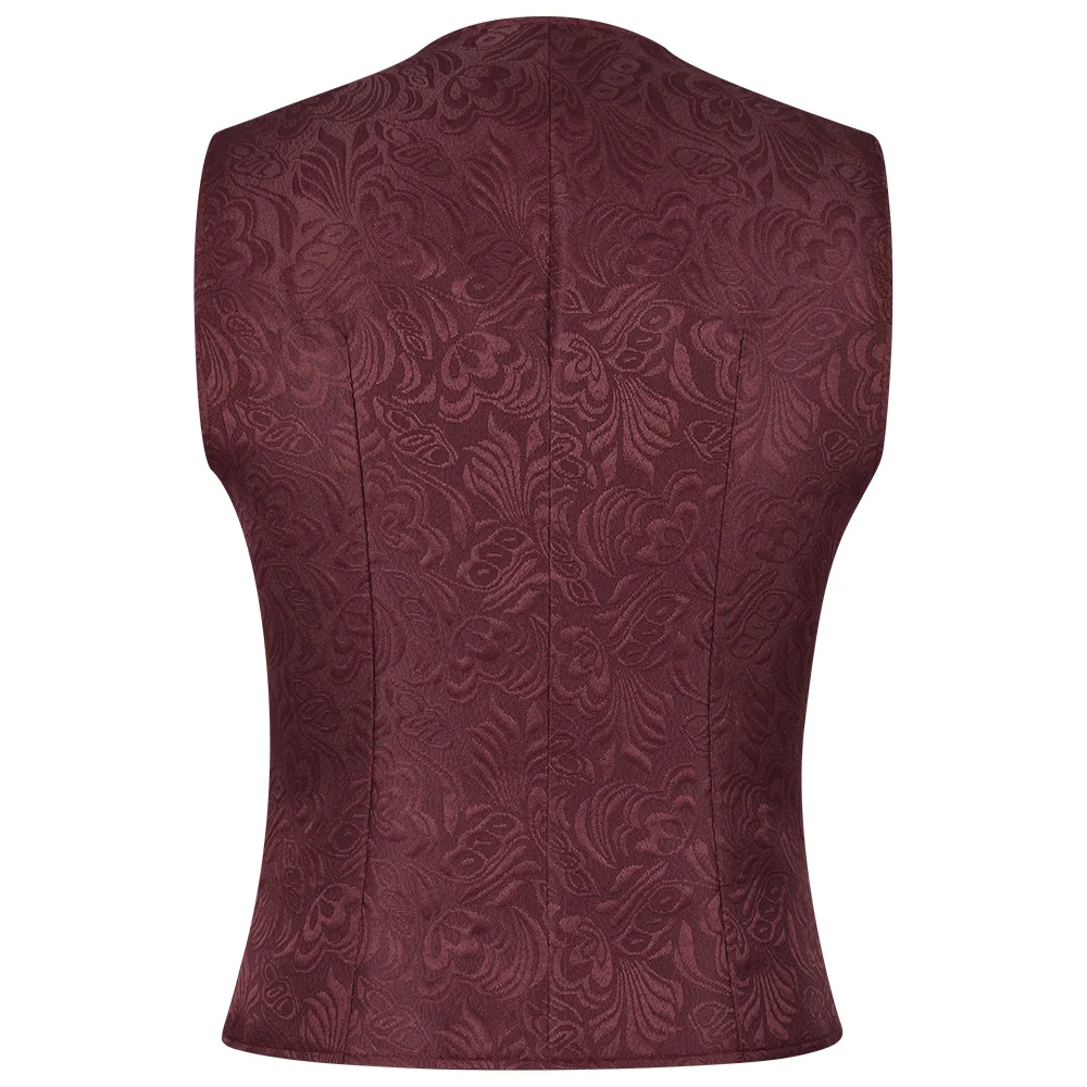 

Men's loween Folded Suit Vest Medieval St Punk Victoria Top Stage Matching Long Pants Satin Fabric All Seasons Wear