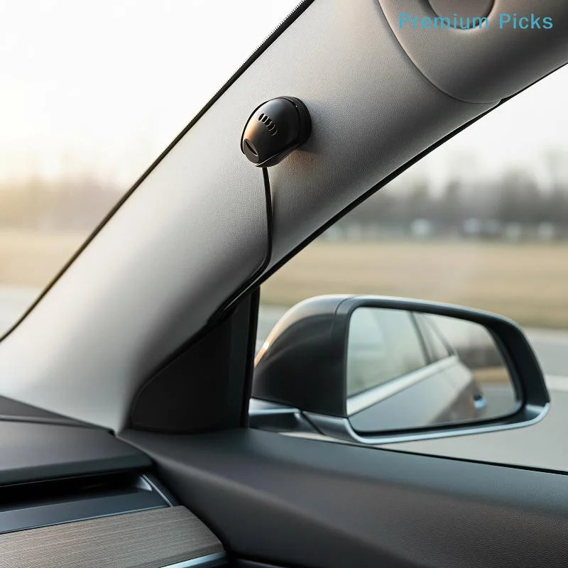 portableHigh Sensitivity Car External Microphone  Wired Paste Type Pickup Mic for Car Handsfree Communication