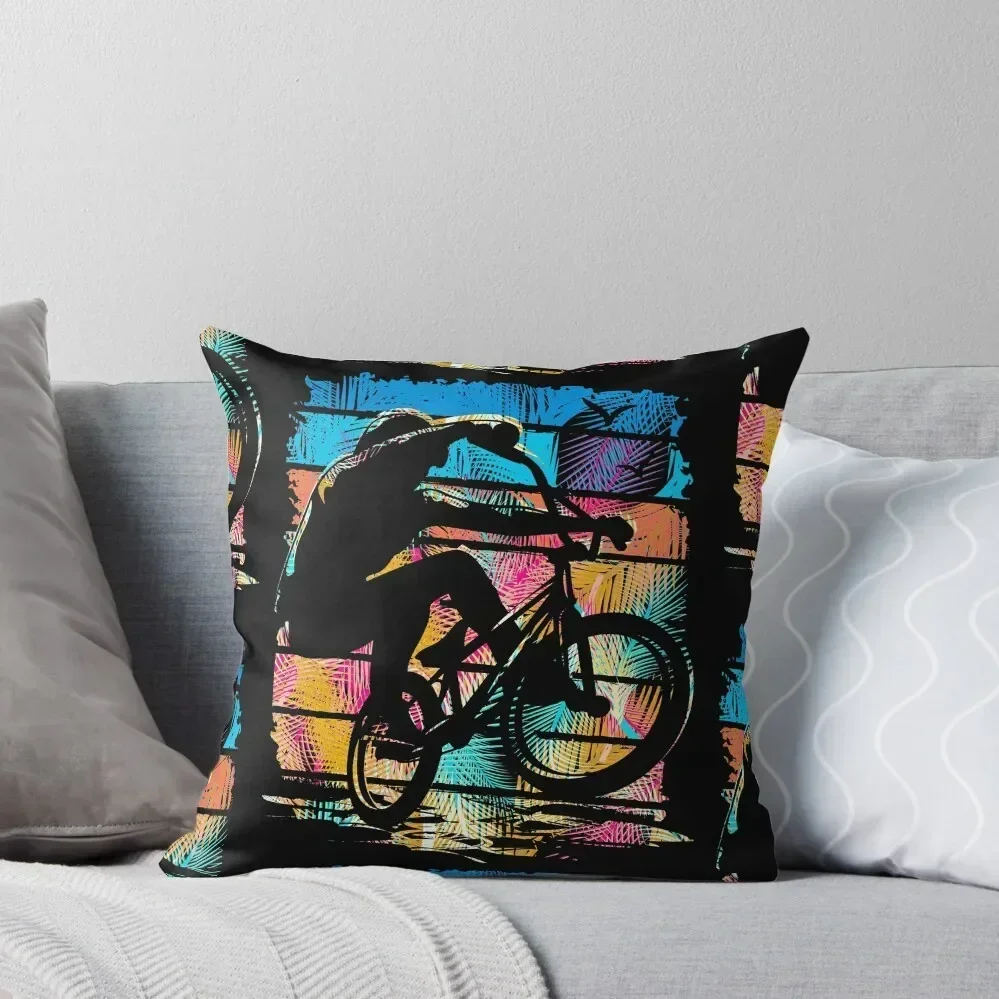 

Retro Bmx Apparel - Vintage Bmx Bike Throw Pillow New year Decorative Sofa Cushion pillowcases for sofa cushions pillow