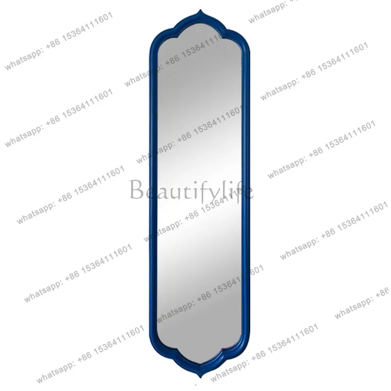 European style wall-mounted entrance mirror wall-mounted Nordic style retro wall-mounted American fitting mirror